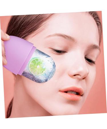 Buy Silicone Face Ice Roller Tray - Facial Massager & Skin Care Tool 11.5x7cm - Purple - Shop Internationally - Buy Online on GoSupps.com