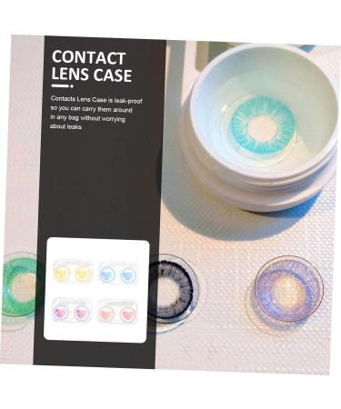 Healvian Makeup Pack: 8-Piece Contact Lens Container Set with Tweezers & Solution Portable Organizer for Travel - Buy Online on GoSupps.com