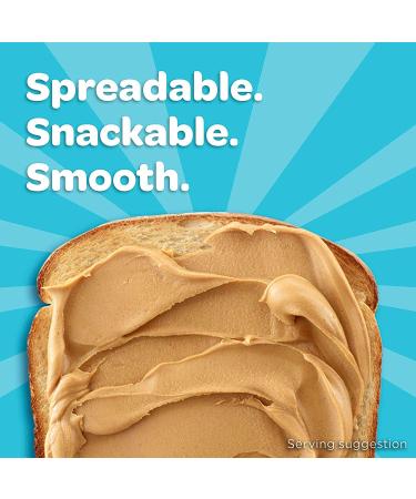 Skippy Creamy Peanut Butter 5x340g - Palm Oil Free Extra Smooth 91% Peanuts - Delicious Creamy Taste (5 Pack) - Buy Online on GoSupps.com