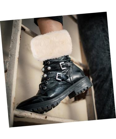 Shop Besportble 3 Pairs Boot Covers | Fluffy Leg Cuffs & Short Leggings for Stylish Boots - International Shipping Available - Buy Online on GoSupps.com