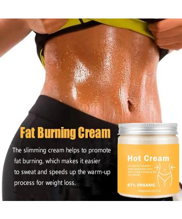 Buy Hot Slimming Cream - Ginger Fat Burning Lotion for Weight Loss & Cellulite - Natural Firming Body Cream for Stomach Waist Arms Legs (100g) - International Shipping Available - Buy Online on GoSupps.com