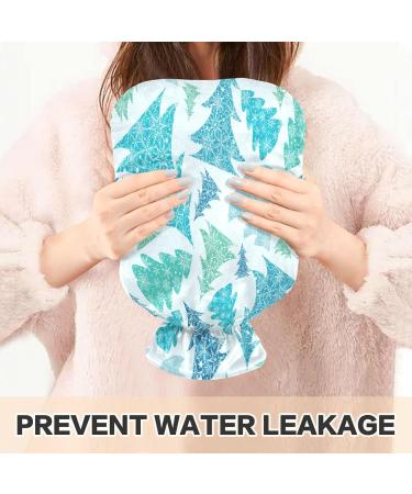 Buy KCLDECI 2L Hot Water Bottle with Snowflakes & Christmas Trees - Perfect for Pain Relief Foot Warmer & Hot/Cold Therapy - Buy Online on GoSupps.com