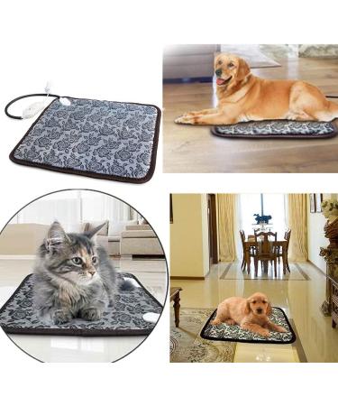 Hongyun Pet Heating Pad 17.7x17.7 - Waterproof Indoor Warming Mat for Cats and Dogs | Chew Resistant Cord for Safety - Buy Online on GoSupps.com