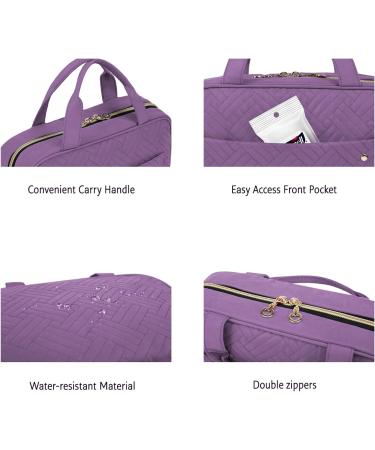 BAGSMART Large Hanging Toiletry Bag for Women - M Purple - Buy Online on GoSupps.com