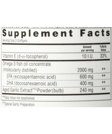 Kyolic Omega-3 Supplement 90-Capsules - Pack of 1 | 90 Count | High-Quality Fish Oil Formula - Buy Online on GoSupps.com