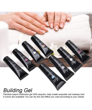 Nail Extension Gel Professional Painless Clear Nail Builder Gel Trendy Nail Salon Nail Art Design Friendly for DIY at Home Beginner - Buy Online on GoSupps.com