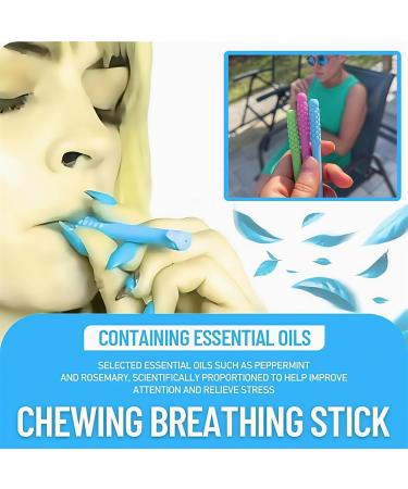 Chewable Essential Oil Breath Stick Breather Quit Smoking with Essential Oil Stop Smoking Aids Work Chewable Breath Sticks Can Taken Anywhere Focus Clear Respiratory - Buy Online on GoSupps.com