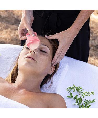 Buy Pink Silicone Ice Face Shape Ball - Reusable Cold Therapy for Women | Facial Ice Scooters & Ice Cream Mold - Buy Online on GoSupps.com