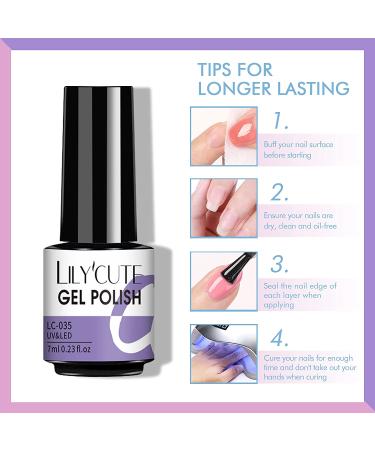 LILYCUTE Pastel Gel Nail Polish Set - 12 Colors Macaron Series for Bright Spring & Summer Nail Art - Buy Online on GoSupps.com