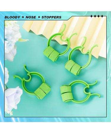 50 Pcs Stop Nosebleeds Clip - Nasal Stopper for Kids & Adults - Emergency Accidents - Blue/Green - Buy Online on GoSupps.com