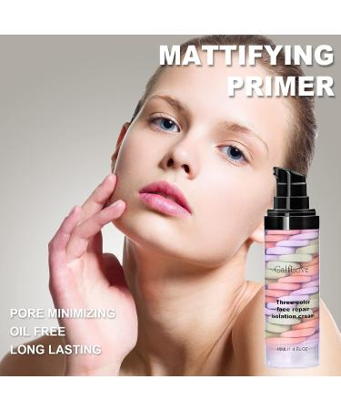 3-in-1 Face Makeup Primer: Skin Tone Correcting, Pore Minimizing and Oil Control - Buy Online on GoSupps.com