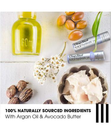 ChapStick Total Hydration Soothing Vanilla Lip Balm with Argan Oil - 0.12 Oz - Buy Online on GoSupps.com