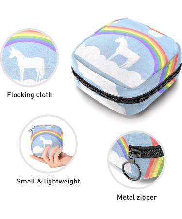 Buy Cute Unicorn Women's Storage Bags - Portable Period Kit & Feminine Product Holder - International Shipping - Buy Online on GoSupps.com