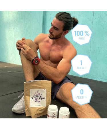 Nutripure | Collagen Peptides Peptides | Chocolate Flavor | Sports Supplement | Collagen Amino Acids Protein | 1.2kg Jar | 4 Months | Made in France - Buy Online on GoSupps.com