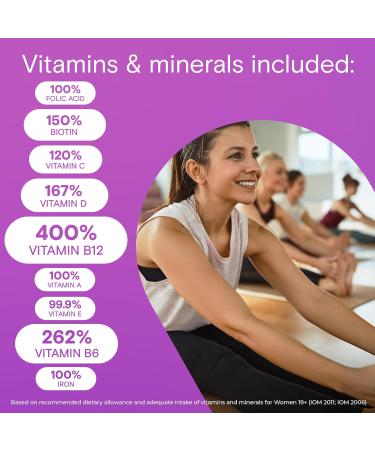 One A Day Multivitamin for Women - Daily Vitamins For Women - Womens Multivitamin With Vitamin A Vitamin C Vitamin D and Zinc for Immune Support Vitamin E B12 Biotin Calcium Iron 90 Tablets 90 count (Pack of 1) - Buy Online on GoSupps.com