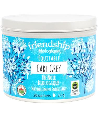 Friendship Organics Earl Grey Tea Bags Organic and Fair Trade Black Tea 20 Count - Buy Online on GoSupps.com