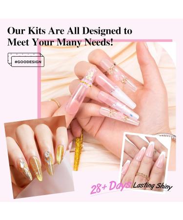 Acrylic Nail Kit for Beginners | 27 Colors Acrylic Powder & 41-Piece Nail Art Set | Complete Acrylic Nail Starter Kit with Tools & Tips - Buy Online on GoSupps.com