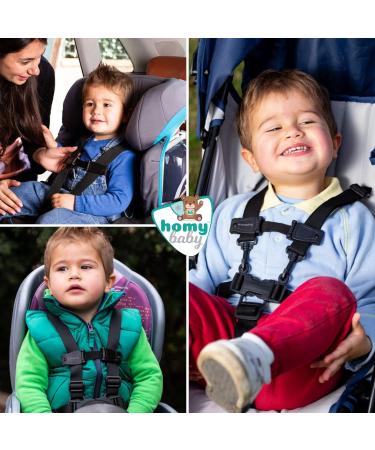 HOMYBABY XL Car Seat Safety Clip | Anti Escape Harness Chest Clip for Kids | Seat Belt Clip for Secure Travel - Buy Online on GoSupps.com