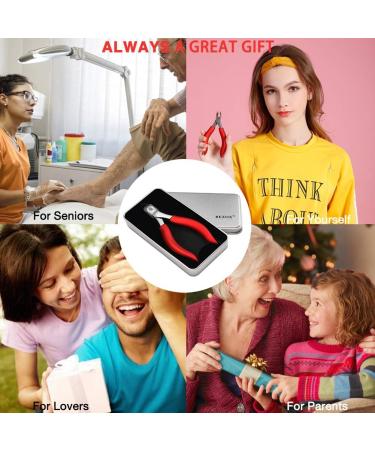 BEZOX Heavy Duty Toenail Clippers for Thick and Ingrown Toenails - Soft Grip, Cutter Set in Red Gift Box - Buy Online on GoSupps.com