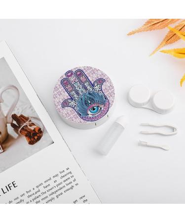Tribal Fatima Hand Contact Lens Kit - Portable Cute Storage Box with Mirror - Buy Online on GoSupps.com