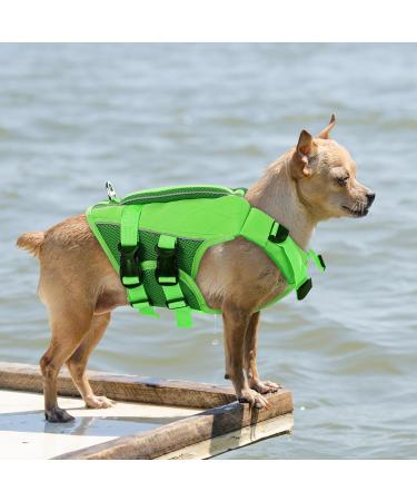 Buy Convinit Dog Life Jacket - Adjustable S Green Vest for Small Medium & Large Dogs - Perfect for Boating Swimming & Surfing - Buy Online on GoSupps.com