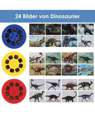 PUP Go Children's Dinosaur Projector Flashlight - 24 Images Educational Science Gift for Kids Ages 3+ - Fun History Slide Show Beamer Toy - Buy Online on GoSupps.com