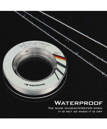 KastKing Kovert German-Made Fluorocarbon Fishing Line & Leader - Virtually Invisible, Shock Resistant, High Sensitivity, Fast Sinking Clear Material - Buy Online on GoSupps.com