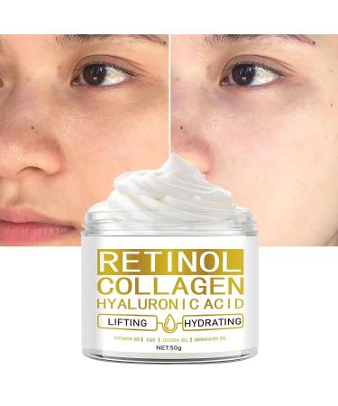 Retinol Cream for Face Anti Aging Face Cream for Women and Men - Lifting & Moisturizing Moisturizer for Face Neck & D collet Reduce Wrinkles and Dullness Collagen Daily Skin Care.50G - Buy Online on GoSupps.com