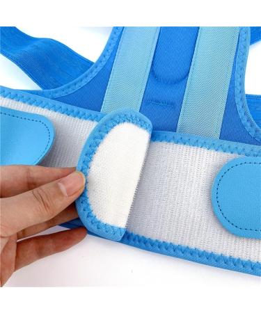 Adjustable Posture Corrector Back Support Belt | Orthopedic Corset for Spine & Lumbar | X-Large Blue - Buy Online on GoSupps.com