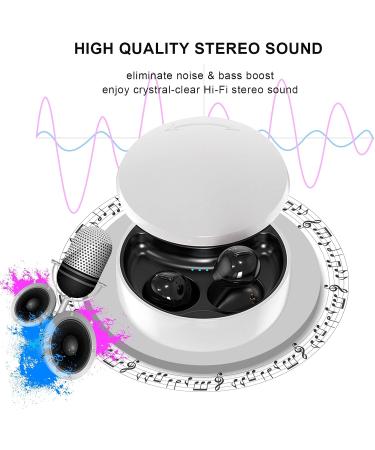 Invisible Mini Wireless Earbuds Sleep Bluetooth Earpiece Black - Buy Online on GoSupps.com