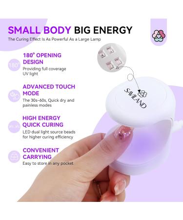 SAVILAND Quick-Dry Builder Nail Gel Kit - Clear Pink Hard Gel with Mini UV Light & Essential Tools for Beginners - Perfect Nail Extensions - Buy Online on GoSupps.com