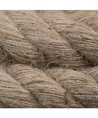 Aoneky 1 inch Jute Rope - Twisted Hemp for Crafts, Climbing, Hammock - 48 Feet - Buy Online on GoSupps.com