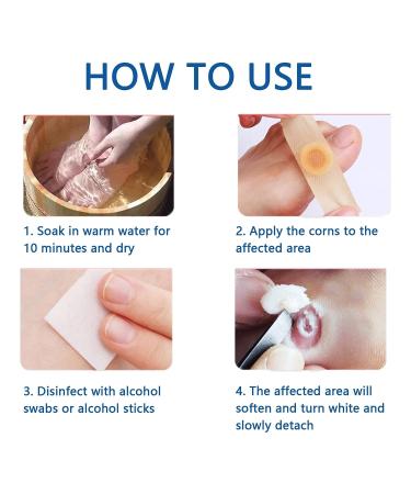 Gelanori Corn Removers - Foot Care Corn Pads (10 pcs) for Feet and Toes - Buy Online on GoSupps.com