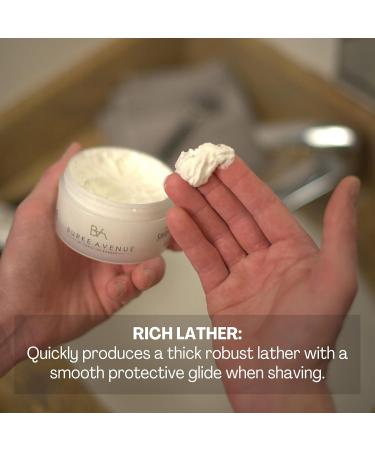 Burke Avenue Moisturizing Shave Cream | Protects Skin from Irritation & Razor Burn | Hydrating Lather for Sensitive Skin | International Shipping Available - Buy Online on GoSupps.com