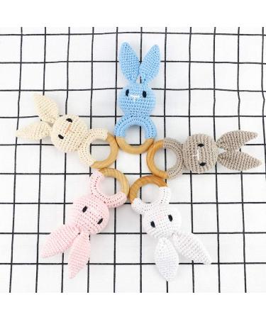 Artestar Greifling Baby Rassel & Bei ring - Eco-Friendly Wooden Baby Toy Gift (Beige Hase) for Newborns - International Shipping - Buy Online on GoSupps.com
