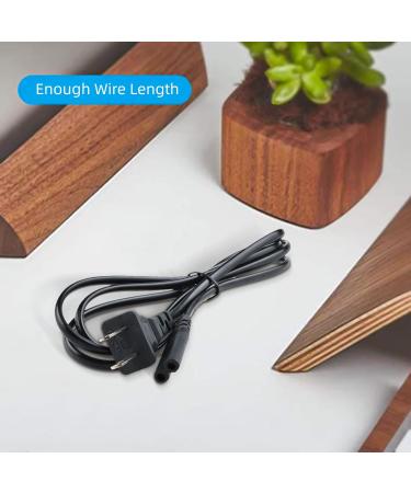 Jantoy AC Power Cord for PIXMA MG Printers - Compatible with MG2420, MG2520, MG2525, MG2920, MG6821 - 2 Prong - Buy Online on GoSupps.com
