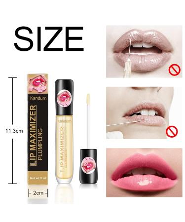 Ksndurn 3PCS Vitamin E Lip Plumper Serum | Moisturizing Gloss for Plump, Hydrated Lips | Reduce Fine Lines | Instant Lip Care - Buy Online on GoSupps.com