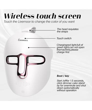 Buy Red Light Therapy Mask for Face | 7-in-1 LED Facial Skin Care Mask - International Shipping Available - Buy Online on GoSupps.com