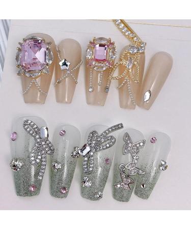 FEIlei Zircon Nail Rhinestones 3D Nail Charm Alloy Nail Jewelry Gem-Nail Art Decoration - Buy Online on GoSupps.com