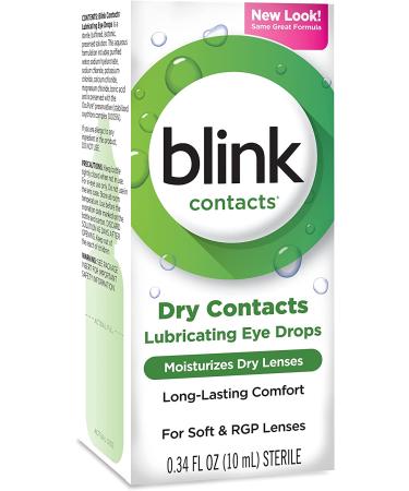 AMO Blink Contact Lubricant Eye Drops for Soft and RGP Lenses - 0.34 Ounce Box - Buy Online on GoSupps.com