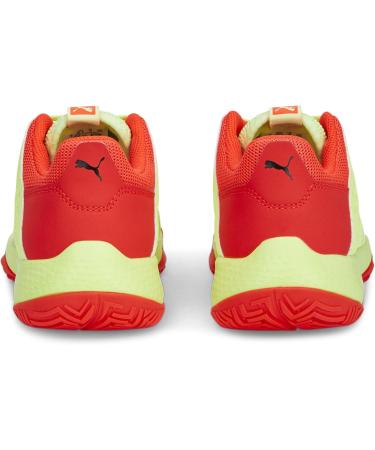 PUMA Unisex Kids' Sport Shoes ACCELERATE TURBO JR II - FAST YELLOW-RED BLAST-PUMA BLACK Size 37.5 - International Shipping Available - Buy Online on GoSupps.com