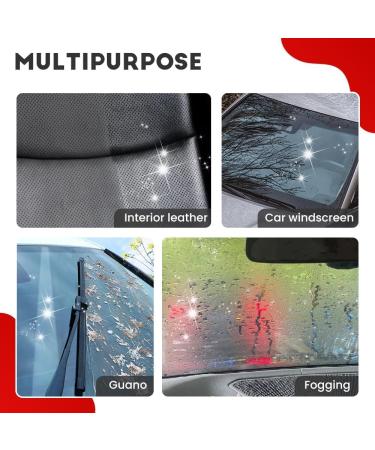 Efficient Car Glass Oil Film Cleaner Hydrophobic Glass Coating for Windshield Improves Clarity and Visibility Glass Oil Film Removal Anti-rain Mist Cleaning Wipes Brush for All Vehicles (1 Red) Red 1 - Buy Online on GoSupps.com