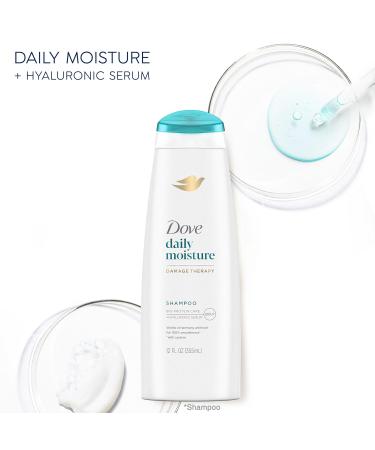 Dove Damage Therapy Shampoo for Dry Hair - Daily Moisture with Bio-Protein Care - 12 fl oz - International Shipping Available - Buy Online on GoSupps.com
