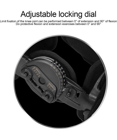 Hinged Knee Brace - Adjustable Knee Immobilizer for Pain ACL MCL PCL Support & Post-OP Recovery | International Shipping Available - Buy Online on GoSupps.com