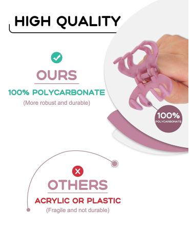Matte Small Hair Clips Set - 18 Pcs 1.57 Inch Octopus Claw Clips for Thin Hair - Nonslip Hair Accessories for Women and Girls - Buy Online on GoSupps.com