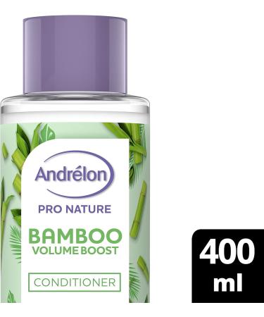 Unilever Benelux Andr lon Pro Nature Bamboo Volume Boost Hair Conditioner hydrates lifeless hair and provides airy volume with a natural shine 400 ml - Buy Online on GoSupps.com
