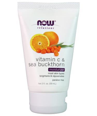 Now Foods Solutions Moisturizer Vitamin C & Sea Buckthorn 2 fl oz (59 ml)