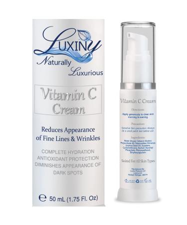 Vitamin C Moisturizer for Face & Neck Wrinkle Defense Face Cream for Women Age Fighting Lotion Jojoba Oil Day/Night Cream Moisturizer Reducing Hyperpigmentation plus Antioxidant Protection