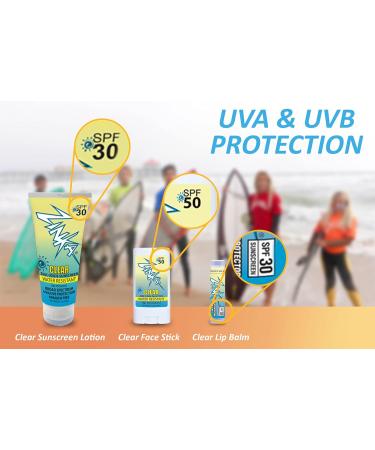 Zinka Sunny Days SPF 30/50 Sunscreen - Water Resistant Oil Free UVA & UVB Protection for Face Body & Lips | Personal Pack (Nosecoat Lotion Face Stick Lip Balm - Buy Online on GoSupps.com