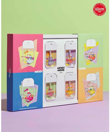Disney x Touchland Limited Edition Hand Sanitizer Set | Mickey Mouse | Citrus, Lavender, Aloe, Unscented | 500 Sprays, 1FL OZ (4-Pack) - Buy Online on GoSupps.com